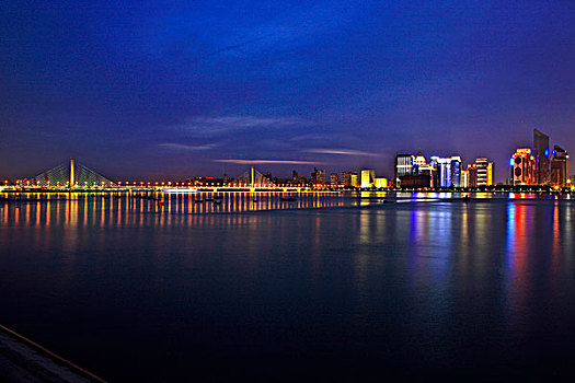 钱江新城江景,夜景