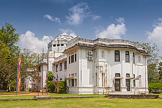 建筑,博物馆,老,宅邸,靠近,大,花园,遗迹,阿努拉德普勒,斯里兰卡