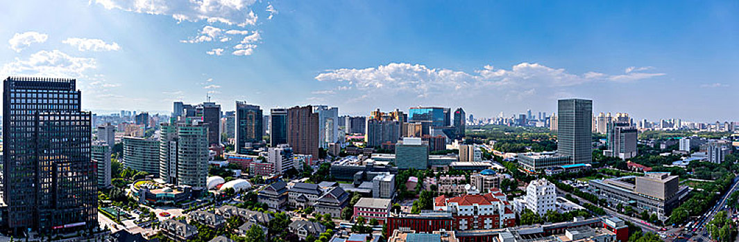 北京城市景观全景