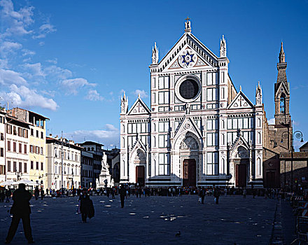 建筑,大教堂,广场,佛罗伦萨,托斯卡纳