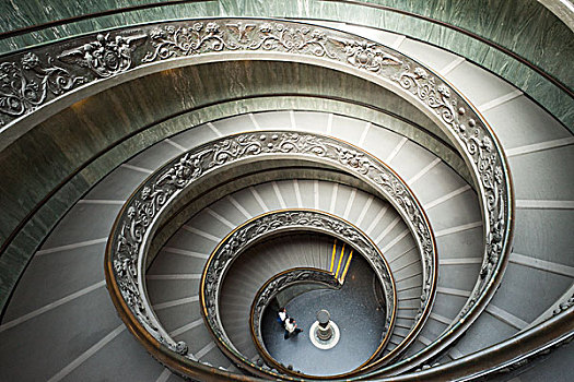 意大利,罗马,梵蒂冈,梵蒂冈博物馆,螺旋,楼梯,设计