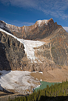 天使,冰河,碧玉国家公园,艾伯塔省,加拿大