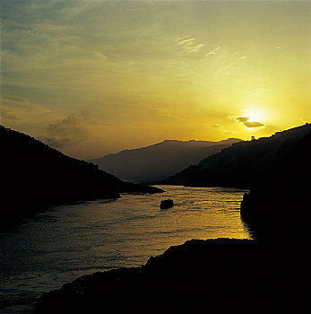 长江三峡瞿塘峡风景