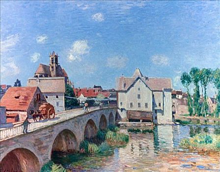 桥,1893年,艺术家