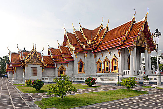 云石寺,大理石庙宇,曼谷,泰国,亚洲