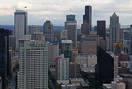 美国西北部太平洋沿岸最大的城市西雅图