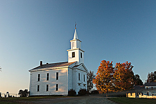 美国,佛蒙特州,教堂