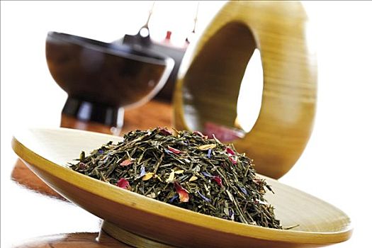 绿茶,木碗,亚洲,茶具
