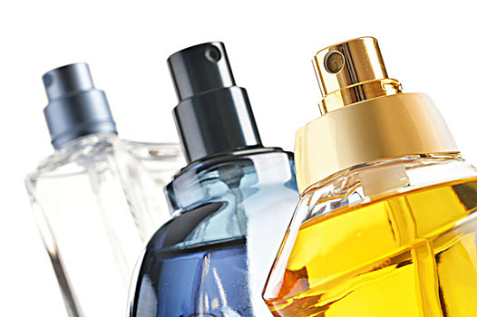 构图,香水,瓶子,白色背景,背景