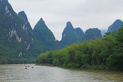 百里漓江,风景如画