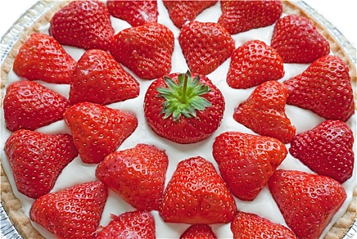 草莓,芝士蛋糕,特写