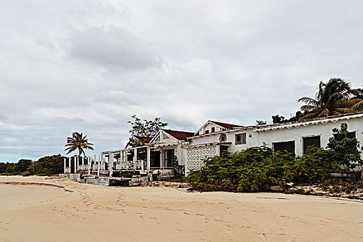 加勒比,安圭拉,建筑,海滩