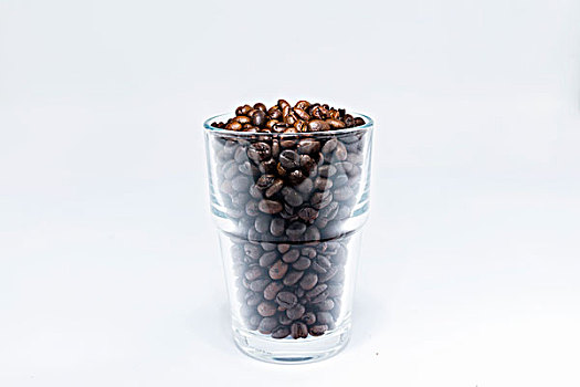 咖啡,咖啡豆,玻璃杯