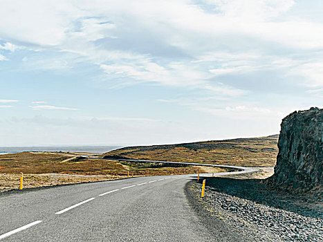 弯路,海岸,国家公园,冰岛