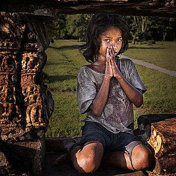 柬埔寨少女