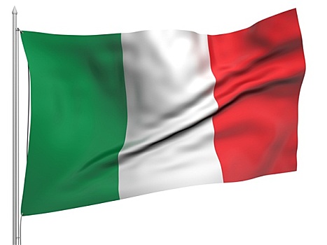 飞,旗帜,意大利,国家
