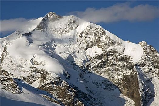 山,只有,高处,阿尔卑斯山,格劳宾登州,瑞士,欧洲