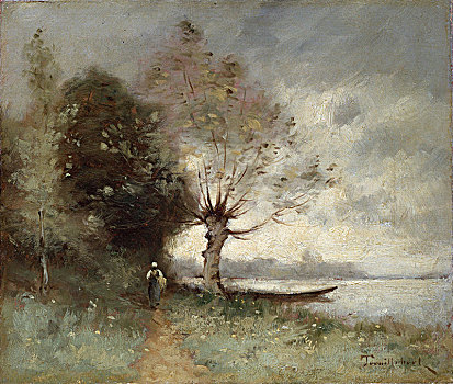 卢瓦尔河,靠近,1893年