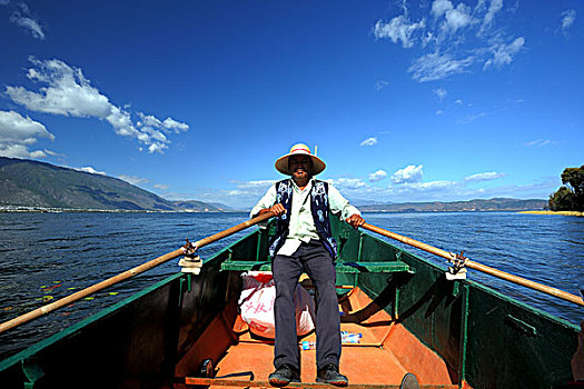 洱海渔民