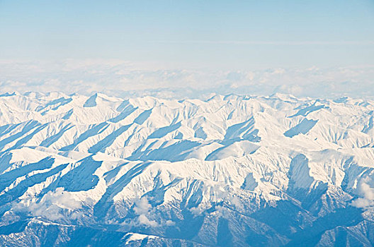 高山,雪