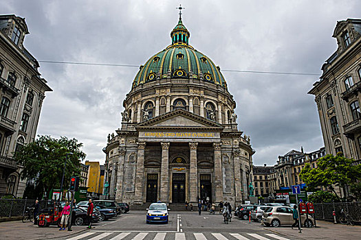 教堂,大理石,哥本哈根,丹麦