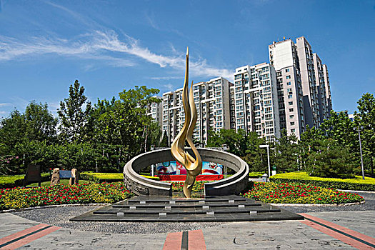 雕塑,北京,中国,亚洲