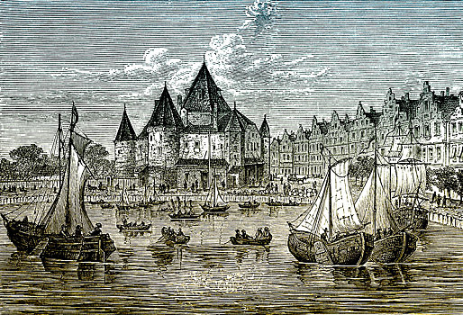 历史,城市,阿姆斯特丹,16世纪,上升,荷兰,共和国,省,北荷兰,欧洲