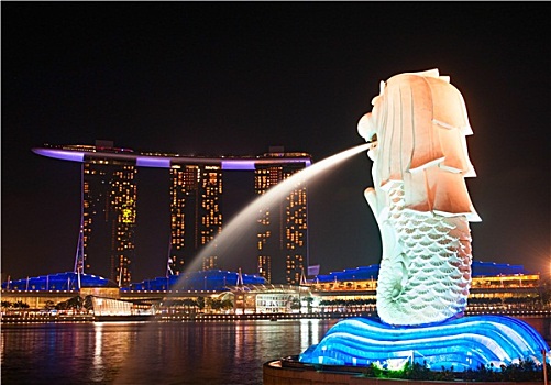 鱼尾狮,雕塑,新加坡