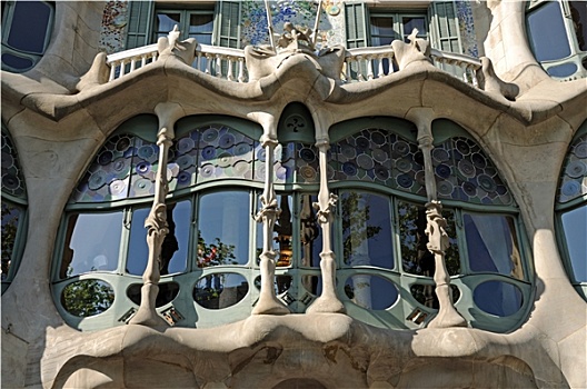 窗口,巴特罗之家,巴塞罗那