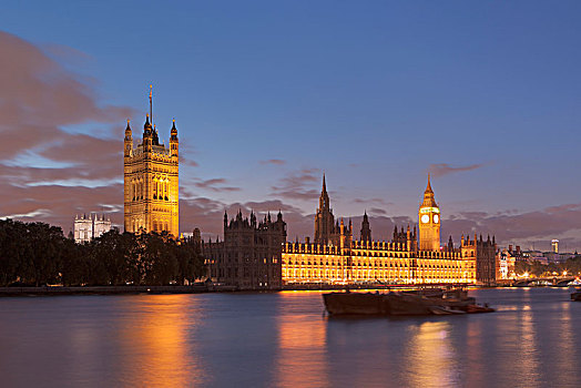 议会大厦,威斯敏斯特宫,伦敦,区域,英格兰,英国,欧洲