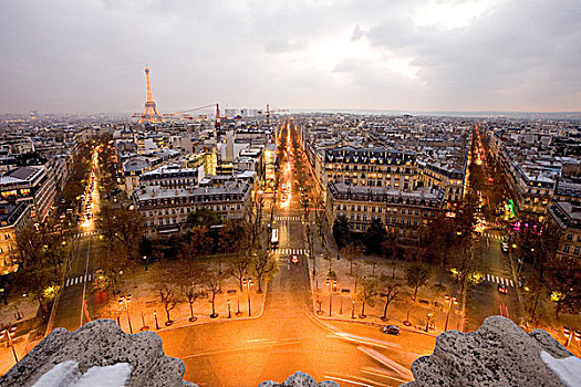 拱形,地点,戴高乐,巴黎,法国