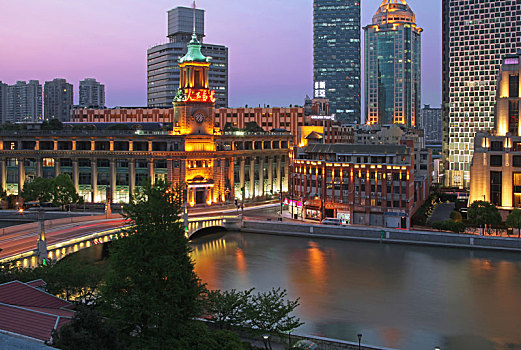 苏州,河畔,上海,邮政,博物馆,邮政大楼