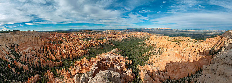 怪诞,岩石,风景,怪岩柱,红色,沙岩构造,布莱斯峡谷国家公园,犹他,美国,北美