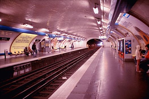 室内,地铁站,巴黎,法国