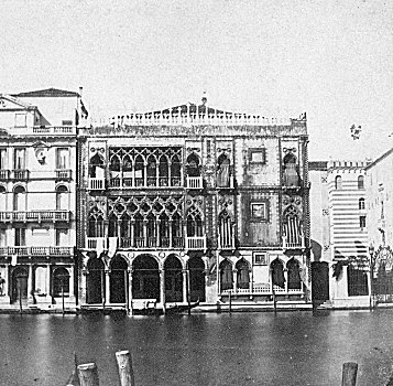 威尼斯,意大利,迟,19世纪,早,20世纪,艺术家,未知
