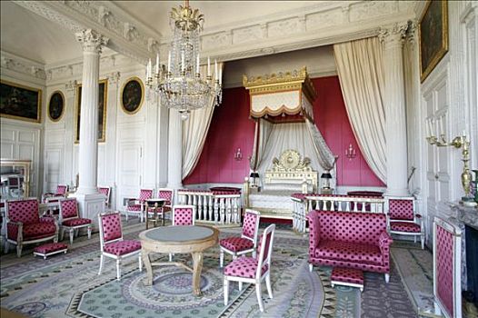 法国,伊夫利纳,凡尔赛宫,皇后,卧室