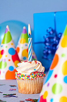 生日,杯形蛋糕