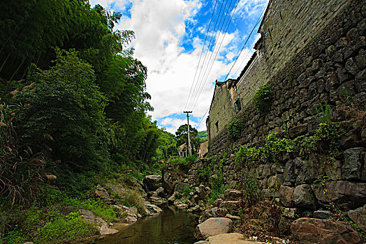 奉化,方家岙,古荡岙,山坳,山村,田园,自然