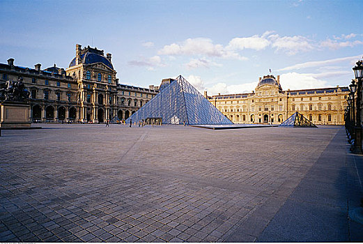 雕塑,正面,卢浮宫,巴黎,法国