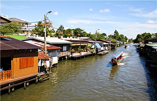 河边,住宅,泰国