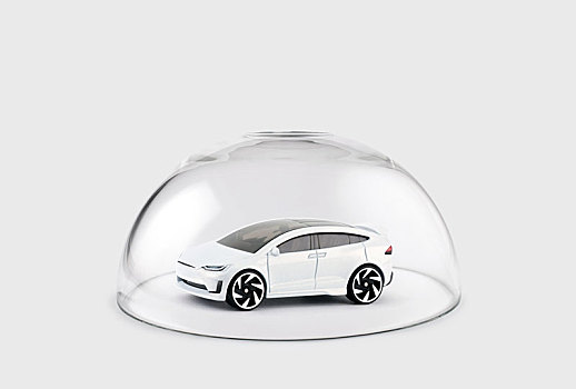 现代,白色,汽车,防护,玻璃,圆顶