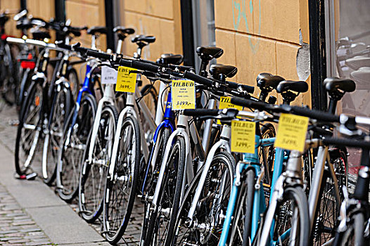 丹麦,哥本哈根,自行车,出售,踏板