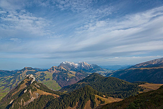 山,山峦,瑞士,欧洲