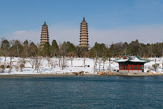 太原永祚寺,双塔寺