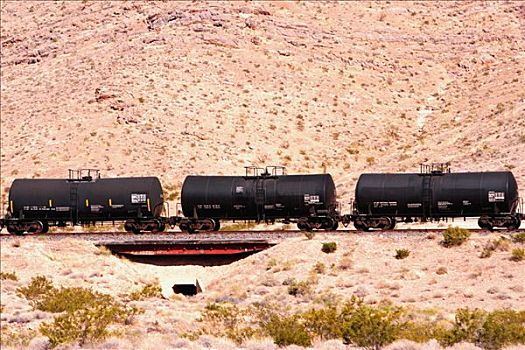 货运列车,通过,干燥地带,拉斯维加斯,内华达,美国