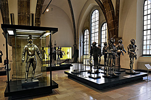 中世纪,护甲,满,盘子,南方,德国,16世纪,巴伐利亚,国家,博物馆,慕尼黑,欧洲