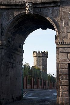 城堡,拱道,北爱尔兰