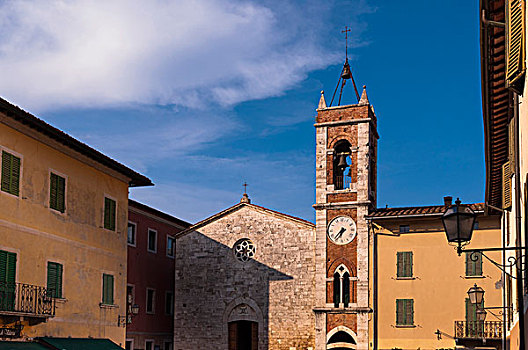 建筑,钟楼,圣奎里克,锡耶纳,托斯卡纳,意大利