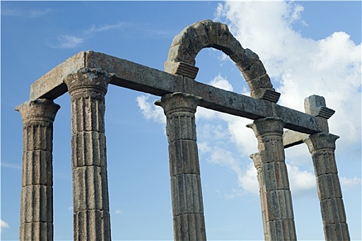 柱子,罗马,遗址