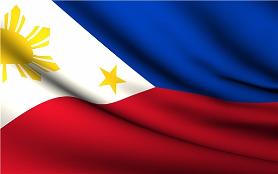飞,旗帜,菲律宾,国家,收集